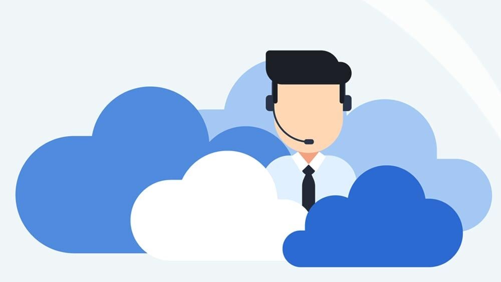 AI generated image for the Cloud-based Contact Center Solutions blog post